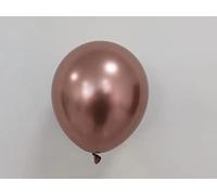 TOPOB Épais 2,8 grammes de filet de ballon en métal de 30,5 cm Chrome rouge - Ballon en latex rond coloré Ballon ballon de festival festif (taille : 2,8 grammes d'or rose 50)