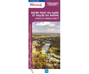 Topocarte - Entre Pont du Gard et Vallée du Rhône, GR42 | FFRandonnée