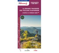 Topocarte - La grande traversée des volcans d'Auvergne | FFRandonnée