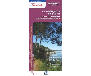 Topocarte - La presqu'île du Rhuys, Golfe du Morbihan | FFRandonnée