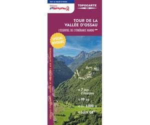 Topocarte - Tour de la Vallée d'Ossau | FFRandonnée