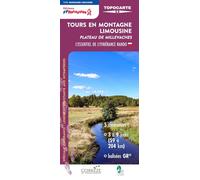 Topocarte - Tours en montagne limousine, Plateau de Millevaches | FFRandonnée