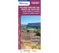 Topocarte - Villages perchés des Monts de Vaucluse | FFRandonnée