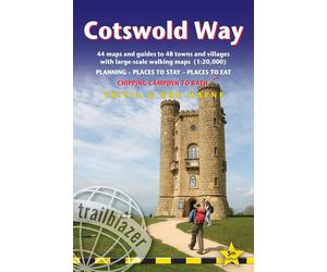 Topoguide de randonnées (en anglais) - Cotswold Way : Chipping Campden to Bath | Trailblazer
