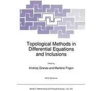 Topological Methods In Differential Equations And Inclusions