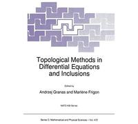Topological Methods In Differential Equations And Inclusions