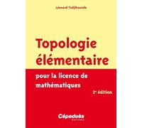 Topologie élémentaire pour la licence de mathématiques