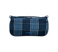 Topologie - Sacoche pour accessoires - Bottle Sacoche Medium Blue Check Check Wool - Bleu Bleu