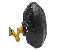 TOPOLVLCKC Extension De Garde-Boue Arrière De Moto en Aluminium pour Y&amaha NMAX 155 2020-2023 Support Plaque Moto Garde Boue(Gold)