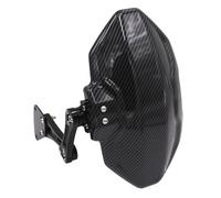 TOPOLVLCKC Extension De Garde-Boue Arrière De Moto en Aluminium pour Y&amaha NMAX 155 2020-2023 Support Plaque Moto Garde Boue(Black)