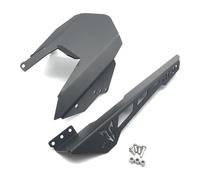 TOPOLVLCKC Garde-Boue arrière de Moto avec Protection de chaîne pour Y&amaha MT-07 FZ-07 2013-2022 Support Plaque Moto Garde Boue(Black)