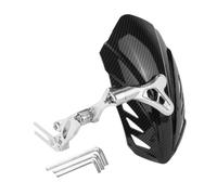 TOPOLVLCKC Garde-Boue Arrière De Moto en Alliage Durable pour Y&amaha Nmax 155 H&Onda MSX125 Support Plaque Moto Garde Boue(Silver)