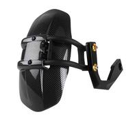 TOPOLVLCKC Garde-Boue Arrière Moto Et Scooter pour Kymco AK550 Accessoires en Fibre De Carbone Support Plaque Moto Garde Boue(Black)