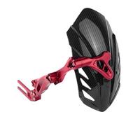 TOPOLVLCKC Garde-Boue arrière réglable pour Roue de Moto pour Y&amaha MT-07 09 Support Plaque Moto Garde Boue(Red)