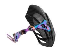 TOPOLVLCKC Garde-Boue arrière réglable pour Roue de Moto pour Y&amaha MT-07 09 Support Plaque Moto Garde Boue(Green)