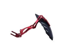 TOPOLVLCKC Garde-Boue Arrière Universel Réglable en Fibre De Carbone pour Moto pour Y&amaha MT-07 Et MT-09 Support Plaque Moto Garde Boue(Red)