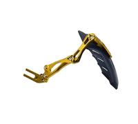 TOPOLVLCKC Garde-Boue Arrière Universel Réglable en Fibre De Carbone pour Moto pour Y&amaha MT-07 Et MT-09 Support Plaque Moto Garde Boue(Gold)