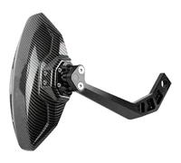 TOPOLVLCKC Garde-Boue en Fibre Carbone pour Moto pour Y&amaha MT-03 MT-25 R3 R25 avec Ou sans Support Plaque D'immatriculation Support Plaque Moto Garde Boue(Carbon Color A)