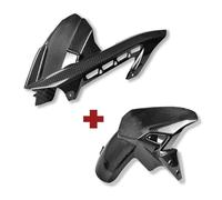 TOPOLVLCKC Kit De Carénage De Garde-Boue Avant Et Arrière en Fibre De Carbone Véritable pour Moto pour Z900 2017-2024 Support Plaque Moto Garde Boue(Front Rear 1 Set)