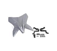 TOPOLVLCKC Kit De Montage Pare-Brise en Acrylique pour Moto K&TM For1390 Super Duke R 2024 2025, Déflecteur 3 Couleurs, Carénage Avant Pare-Brise Couverture Moto(Smoky)