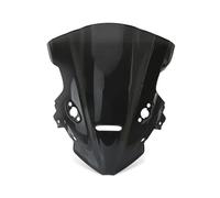 TOPOLVLCKC pour 675SR pour 675SR-R Moto Rise Pare-Brise Déflecteurs De Vent Bouclier Protecteur Pare-Brise Couverture Moto(Black)