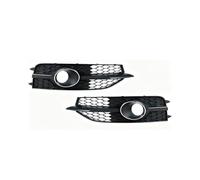 TOPOLVLCKC Pour Audi A7 S7 S-Line 2011-2014 Pare-chocs Avant Antibrouillard Feu Calandre Cadre Lunette 4G0807681E9B9 Phares Antibrouillard Cadre Gril(Left and Right)
