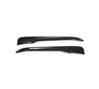 TOPOLVLCKC Pour B&MW X1 F48 2016-2019 Chrome Car Styling Avant Feux Antibrouillard Bandes Garniture Couverture Auto Extérieur Phares Antibrouillard Cadre Gril(Carbon fiber)