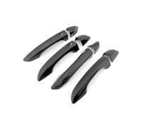 TOPOLVLCKC Pour Genesis Pour G70 4 Pièces En Fibre De Carbone Style Poignée De Porte Autocollant Garniture Voiture-style Extérieur Pièces Accessoires Couvercle poignée de porte extérieure de voitur(Pr
