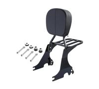 TOPOLVLCKC pour H&Arley for Sportster XL 883 1200 Custom Forty Eight 2004-2022 Dossier De Moto Sissy Bar Et Porte-Bagages Barres d'appui pour Moto(Black)