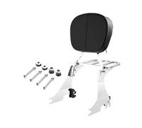 TOPOLVLCKC pour H&Arley for Sportster XL 883 1200 Custom Forty Eight 2004-2022 Dossier De Moto Sissy Bar Et Porte-Bagages Barres d'appui pour Moto(Chrome)