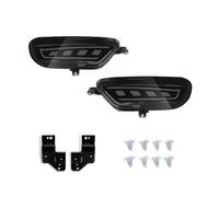 TOPOLVLCKC Pour M&azda CX5 CX-5 2017-2021 Feu De Pare-chocs Arrière Feu Stop Clignotant Réflecteur Lampe Ensemble arrière antibrouillard réflecteur lampe(Black,Model A)