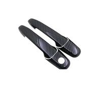 TOPOLVLCKC Pour Mustang Pour Shelby Pour GT Pour GT500 2005 2006 2007 2008 2009 2010 2011 2012 2013 2014 Accessoires De Couverture De Poignée De Porte En Fibre De Carbone Couvercle poignée de porte ex