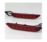 TOPOLVLCKC Pour N&issan Pour Qashqai 2016-2021 Fonctions 2 En 1 Feu Brouillard Arrière Feu Pare-chocs Feu Freinage Réflecteur arrière antibrouillard réflecteur lampe