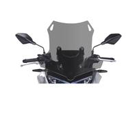 TOPOLVLCKC pour VOGE pour DS625X DS 625X pour 625DSX Modification De Pare-Brise Déflecteur De Pare-Brise De Moto Surélevé Et Élargi Pare-Brise Couverture Moto(46cm Smoke Gray)