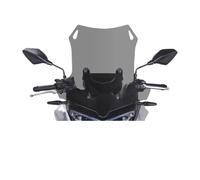 TOPOLVLCKC pour VOGE pour DS625X DS 625X pour 625DSX Modification De Pare-Brise Déflecteur De Pare-Brise De Moto Surélevé Et Élargi Pare-Brise Couverture Moto(51cm Smoke Gray)