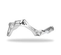 TOPOLVLCKC Support Réglable Et Séparable Garde-Boue Arrière De Moto pour KYMCO KRV180 Accessoires De Moto en Aluminium Support Plaque Moto Garde Boue(Silver Bracket)