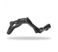 TOPOLVLCKC Support Réglable Et Séparable Garde-Boue Arrière De Moto pour KYMCO KRV180 Accessoires De Moto en Aluminium Support Plaque Moto Garde Boue(Black Bracket)