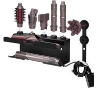 TOPONIMI Support mural pour Shark FlexFusion et FlexStyle, porte-câble | Organiseur compact pour fer à boucler, brosses, diffuseur et accessoires; rangement mural gain de place pour salle de bain