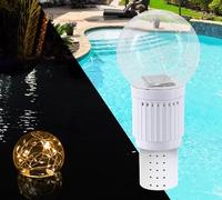 topool Lampe Solaire LED Flottante pour Piscine et Jardin, Décoration Lumineuse avec 3 Modes, Allumage Automatique Jour/Nuit, Étanche IP68 (1, Chlorine Dispenser)
