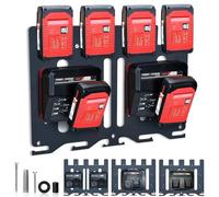 TOPOWN Support mural Pro 3 en 1 pour chargeurs Einhell et batterie 18 V, pour Power X-Change Charger, Twincharger, Fastcharger, Boost