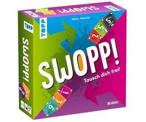 TOPP 18502 SWOPP - Échangez-Vous Librement Le Jeu de Cartes Intelligent où Moins C'est Plus.Conseil Secret du Japon 3-6 Personnes | A partir de 8 Ans | 30 Minutes, Multicolore