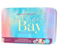 TOPP Golden Bay Character Card Box : boîte en métal avec 8 Cartes de caractère Exclusives avec Feuille d'or, Leporello, Bookjournal et Feuille d'autocollants de Transfert