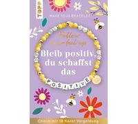TOPP Suivez vos sentiments - Faites de votre bracelet - Positif - Lot de 10 - Instructions et matériel pour un bracelet - Avec carte cadeau conçue