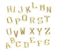 Toppe Con Alfabeto Termoadesive - 26 Lettere Ricamate A-Z Patch Applicazione A Caldo Design Creativo Short Tail Letere Termoadesive Long Tail Toppe Ricamate Per Abbigliamento | Patch Lettere Per