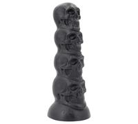 Topped Monster - godemichet crâne - 22 cm (noir)