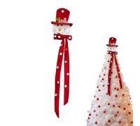 Topper - Bonhomme de neige avec chapeau & Scarf Tip For Nursery Do Stitching, This Topper is Made Froor Indoor Holiday Studio Living Room Winter Party Home