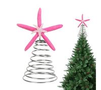 Topper D'arbre De Noël - Ornements D'étoiles De Pointe De L'arbre De Noël | Ornements Médicaments De La Cime Des Arbres | Convient Pour La Fête De La Fenêtre Party Extérieure À La Maison Salon Et Déco
