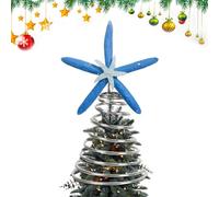 Topper D'arbre De Noël - Ornements D'étoiles De Pointe De L'arbre De Noël | Ornements Médicaments De La Cime Des Arbres | Convient Pour La Fête De La Fenêtre Party Extérieure À La Maison Salon Et Déco