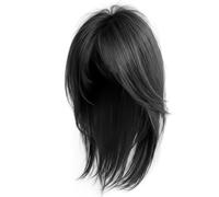 Topper de cheveux, extensions à clipser invisibles avec frange de rideau pour cheveux clairsemés, pièce perruque invisible pour plus volume et longueur, perruque à frange rideau