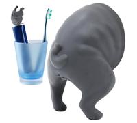 Topper De Dentifrice Pour Caca De Chien - Distributeur De Dentifrice En Forme De Chien Sans Effort 43x27x30mm | Presse-dentifrice Universel Pour Les Amoureux Des Chiens. Couvercle En Silicone À Fermet